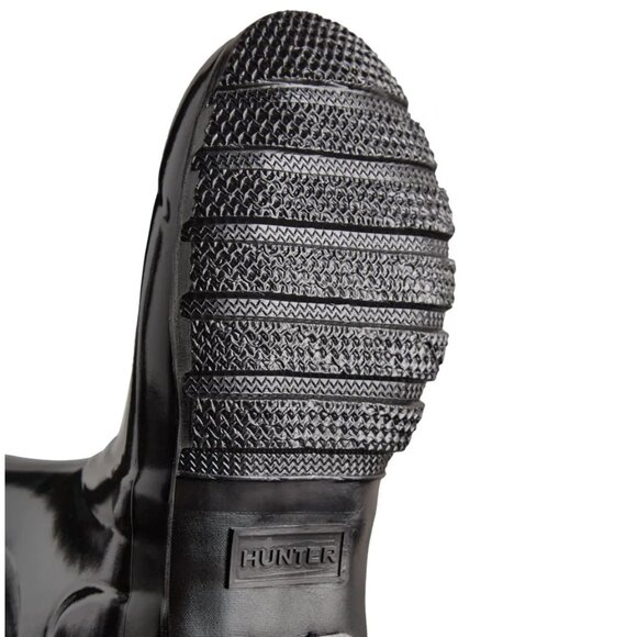 Hunter Women's Original Tall Gloss Rain Boots in Black - Picture 4 of 5